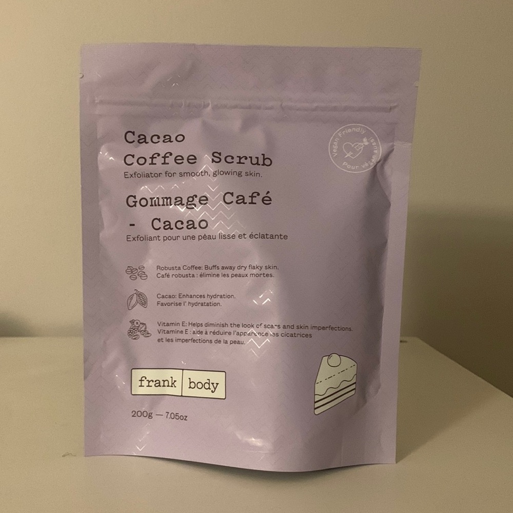 Cacao coffee scrub
